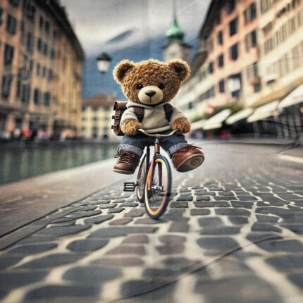 Soft veliūro, skaitmeninės spaudos panelė Meškiukas