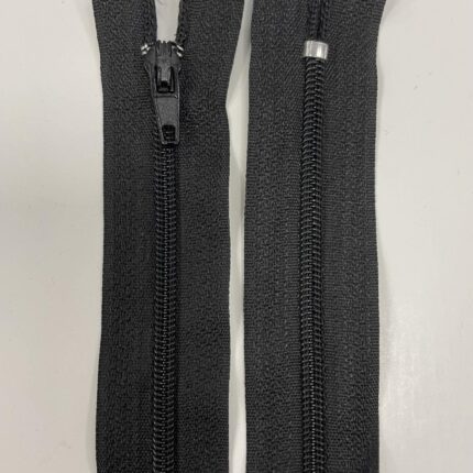 Spiralinis užtrauktukas "Juodas", 12 cm