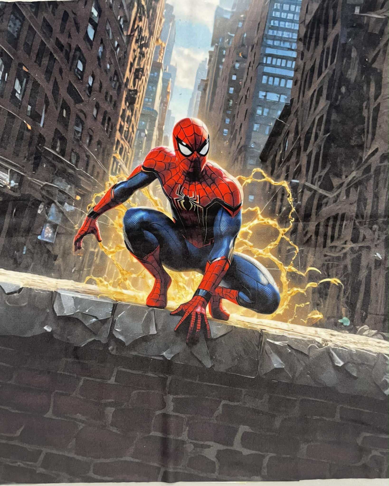 Soft veliūro, skaitmeninės spaudos panelė Žmogus Voras Soft veliūro, skaitmeninės spaudos panelė Žmogus Voras