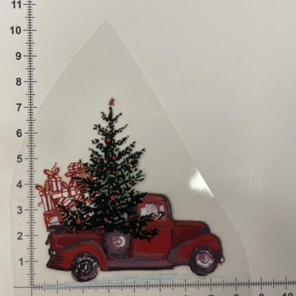 Termoaplikacija Kalėdinis automobilis