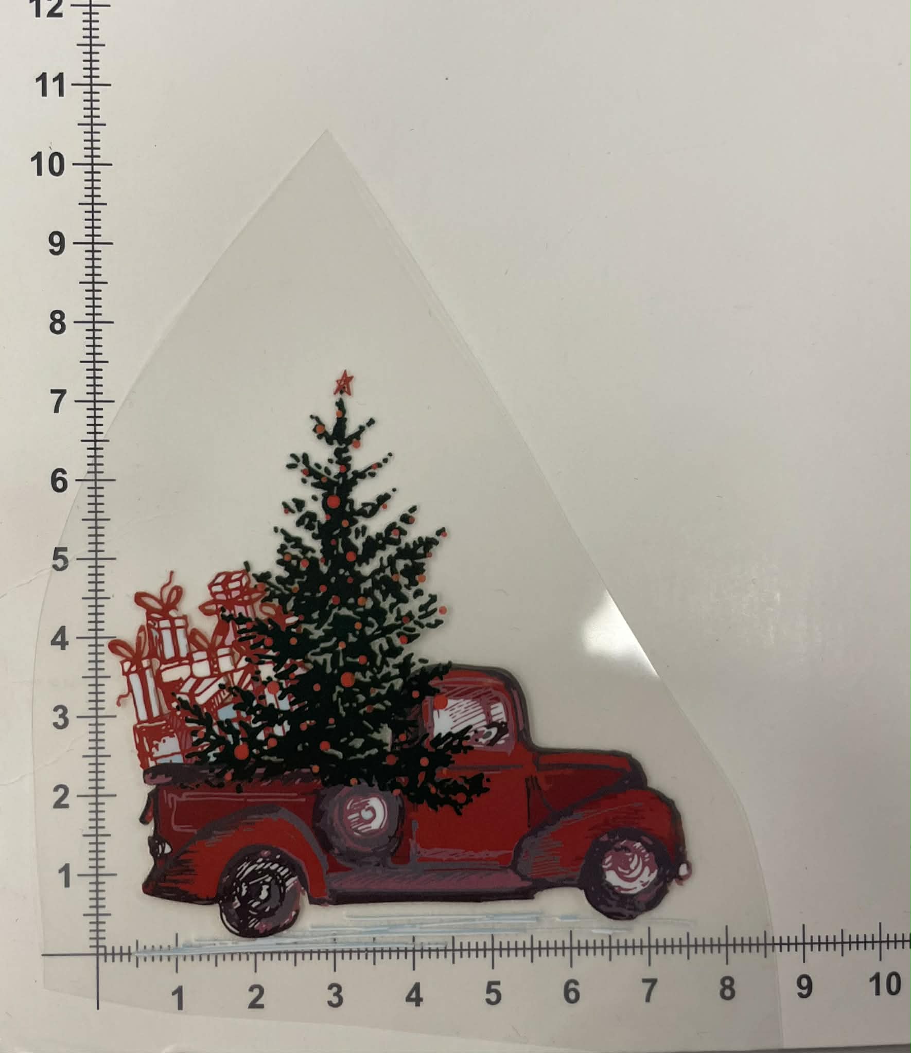 Termoaplikacija Kalėdinis automobilis Termoaplikacija Kalėdinis automobilis