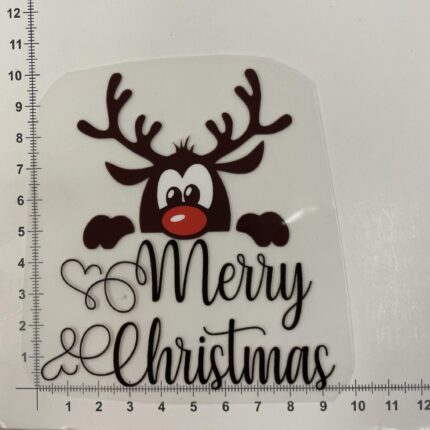 Termoaplikacija Merry Christmas, maža — siuvimo aplikacijos | Trys Pelėdos