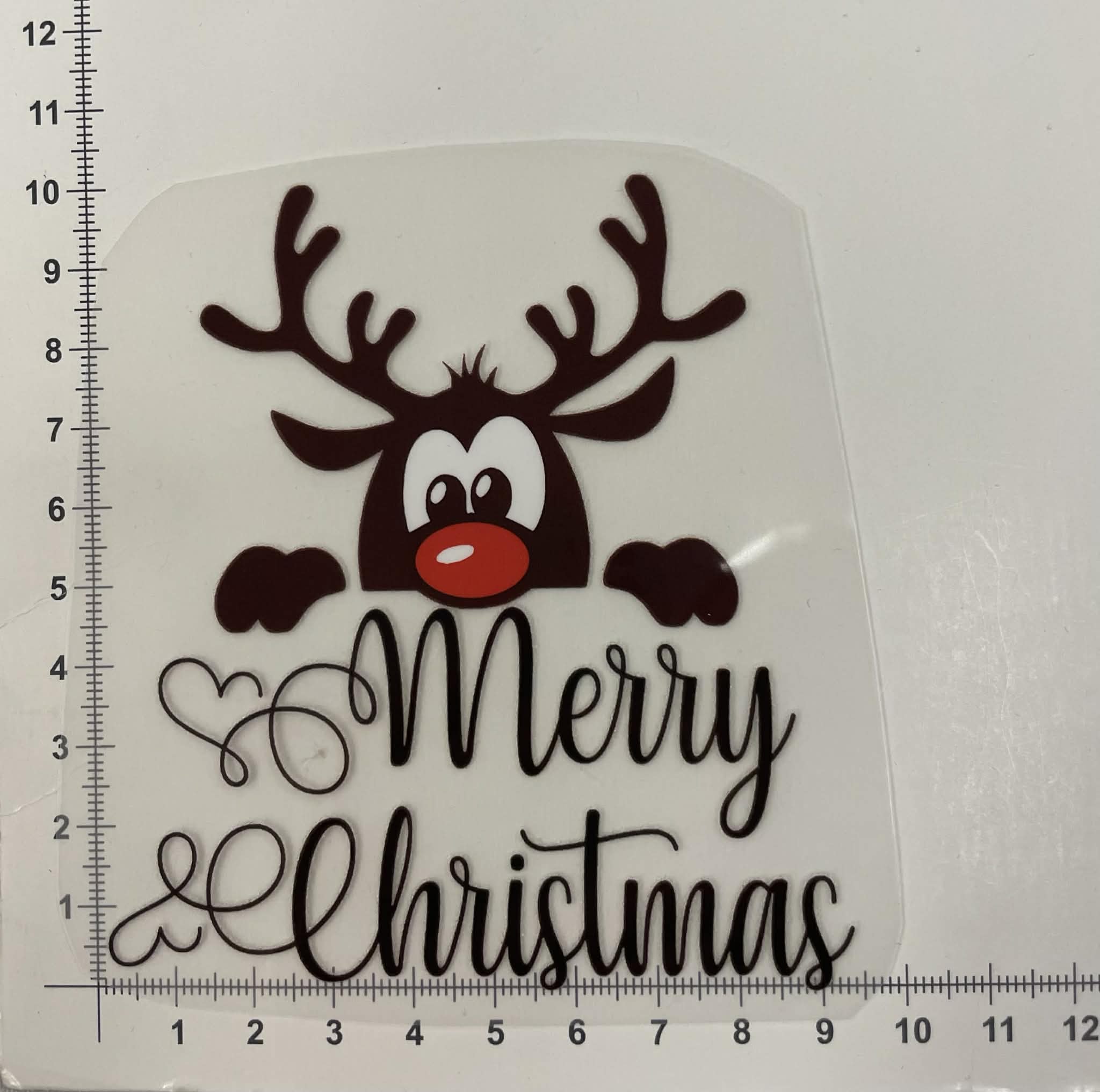 Termoaplikacija Merry Christmas Termoaplikacija Merry Christmas, maža — siuvimo aplikacijos | Trys Pelėdos