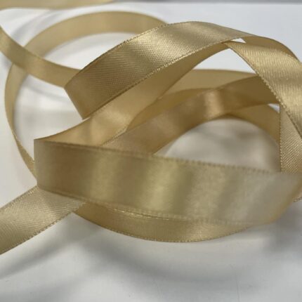 Atlasinė juostelė 12mm, auksinė