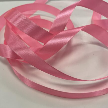 Atlasinė juostelė 15mm, ryškesnė rožinė
