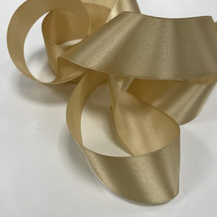 Atlasinė juostelė 40mm, auksinė