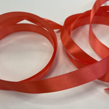 Atlasinė juostelė 12mm, oranžinė