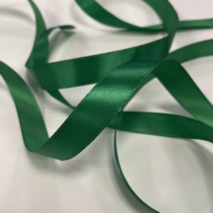 Atlasinė juostelė 15mm, žalia