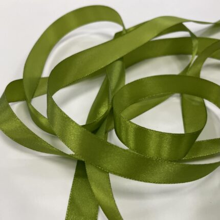 Atlasinė juostelė 15mm, samaninė