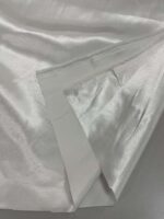 Satininis audinys Balta šilta