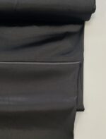 Pamušalinis satininis audinys Juodas