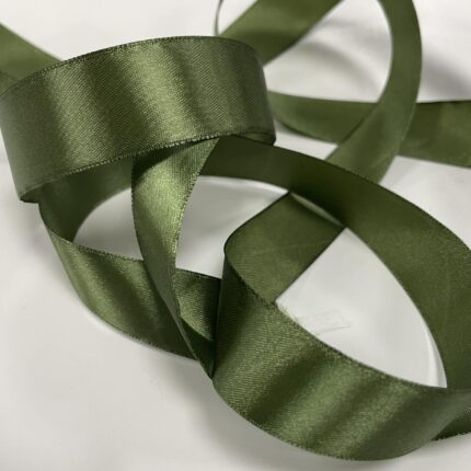 Atlasinė juostelė 25mm, samaninė