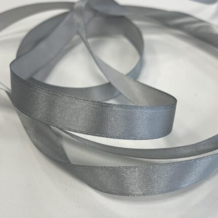 Atlasinė juostelė 12mm, sidabrinė