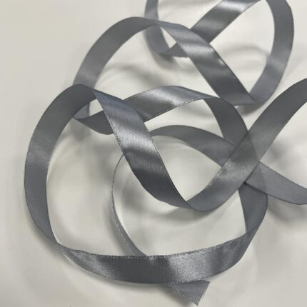 Atlasinė juostelė 15mm, pilka
