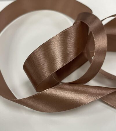 Atlasinė juostelė 25mm, kakavinė
