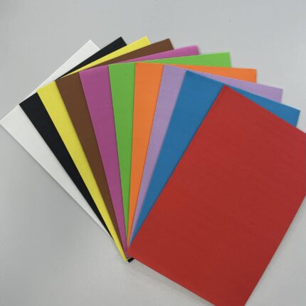 Putgumės lakštai A4, 10 spalvų mix