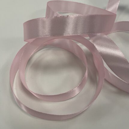 Atlasinė juostelė 15mm, šviesi rožinė