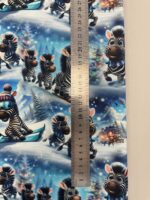 Kilpinis, skaitmeninės spaudos trikotažas Linksmi zebriukai