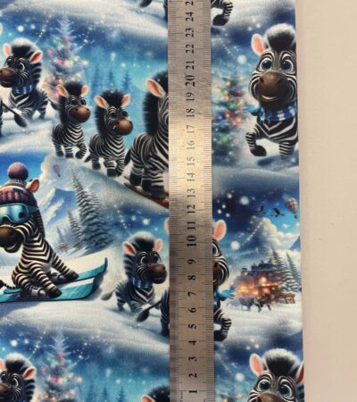 Kilpinis, skaitmeninės spaudos trikotažas Linksmi zebriukai