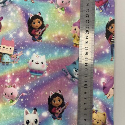 Kilpinis, skaitmeninės spaudos trikotažas Gabi lėlių namai