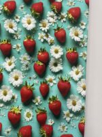 Kilpinis, skaitmeninės spaudos trikotažas Braškės