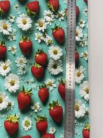 Kilpinis, skaitmeninės spaudos trikotažas Braškės