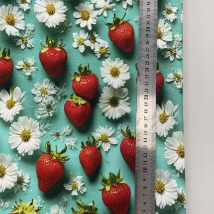 Kilpinis, skaitmeninės spaudos trikotažas Braškės