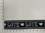 Dekoratyvinė juostelė 25 mm, LOVE