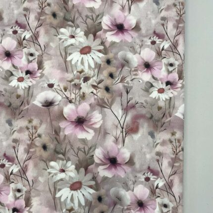 Kilpinis, skaitmeninės spaudos trikotažas Rausva pieva