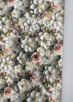 Kilpinis, skaitmeninės spaudos trikotažas Balti žiedai — trikotažas | Trys Pelėdos