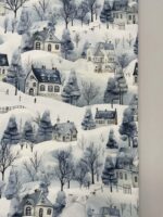 Kilpinis, skaitmeninės spaudos trikotažas Apsnigtas kaimelis