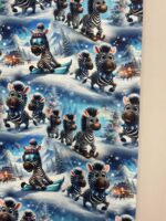 Kilpinis, skaitmeninės spaudos trikotažas Linksmi zebriukai