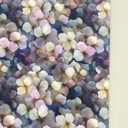 Kilpinis, skaitmeninės spaudos trikotažas Hortenzijos