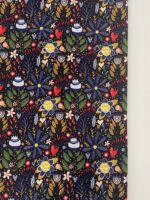 Kilpinis, skaitmeninės spaudos trikotažas Gėlių piešinukai — trikotažas | Trys Pelėdos