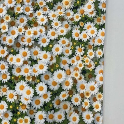 Kilpinis, skaitmeninės spaudos trikotažas Ramunėlės