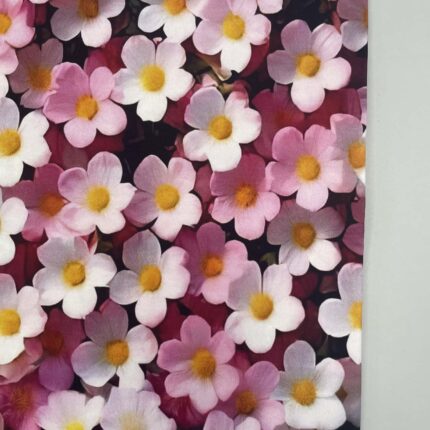 Kilpinis, skaitmeninės spaudos trikotažas Gėlių žiedai