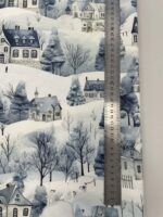 Kilpinis, skaitmeninės spaudos trikotažas Apsnigtas kaimelis