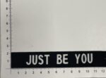 Dekoratyvinė juostelė, 20 mm Just be You (2 nuotr.) — siuvimo juostelė | Trys Pelėdos