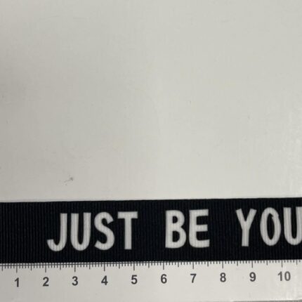 Dekoratyvinė juostelė, 20 mm Just be You (2 nuotr.) — siuvimo juostelė | Trys Pelėdos