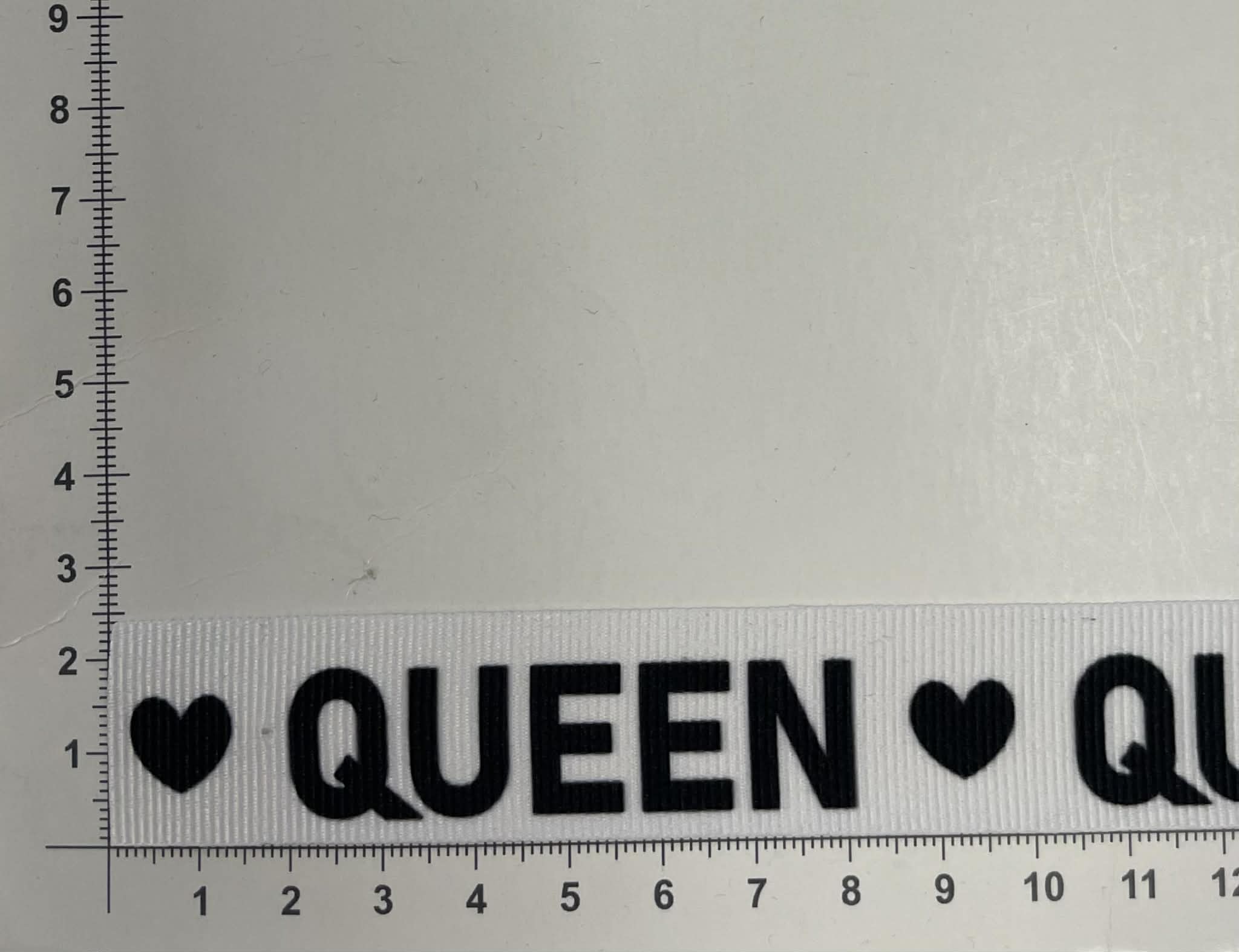 Dekoratyvinė juostelė, 25 mm QUEEN (2 nuotr.) — siuvimo juostelė | Trys Pelėdos
