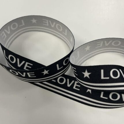 Dekoratyvinė juostelė, 25 mm LOVE