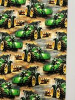 Kilpinis, skaitmeninės spaudos trikotažas Žali traktoriai