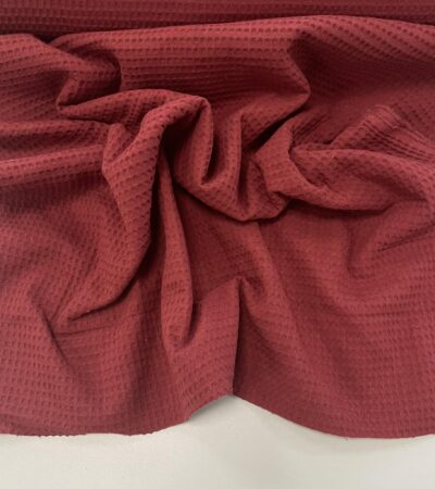 Vaflinis audinys, Šviesus bordo