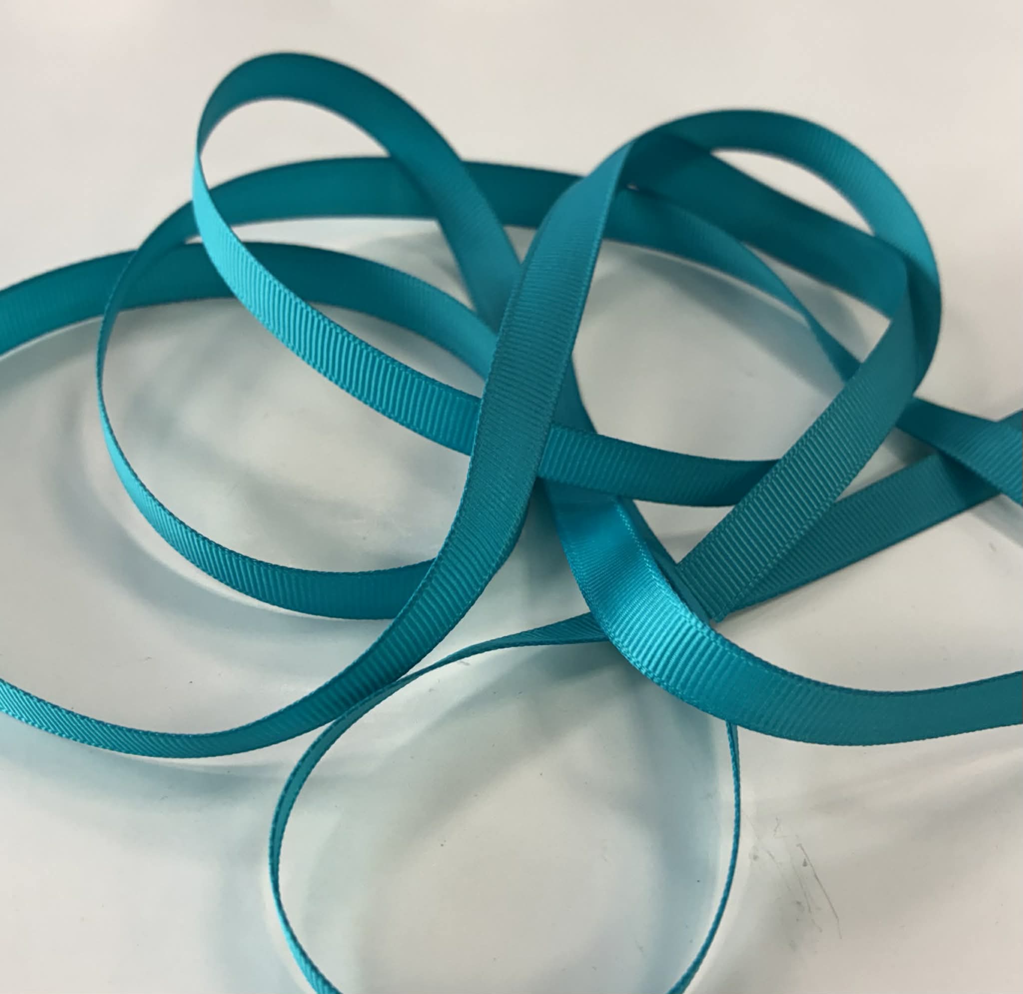 Grosgrain juostelė, 9 mm Petrol 16