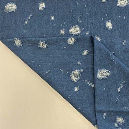 Džinsas Plėšytas mėlynas