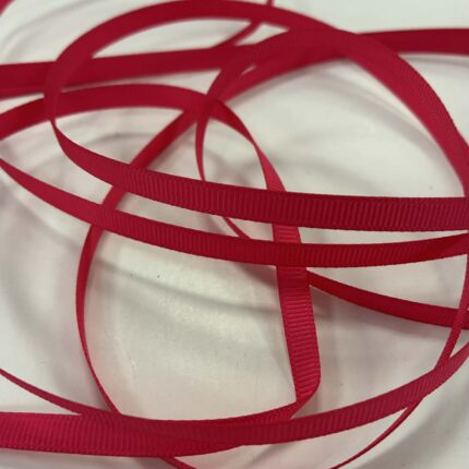 Grosgrain juostelė, 6 mm Raudona 23