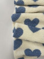 Teddy medžiaga Žydros širdutės