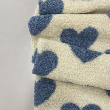 Teddy medžiaga Žydros širdutės