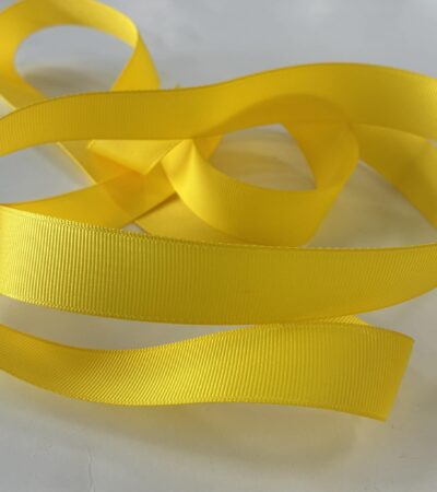 Grosgrain juostelė 22 mm, Geltona 05