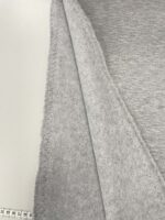 Pašiltintas, storas trikotažas Šviesiai Pilkas melanžas